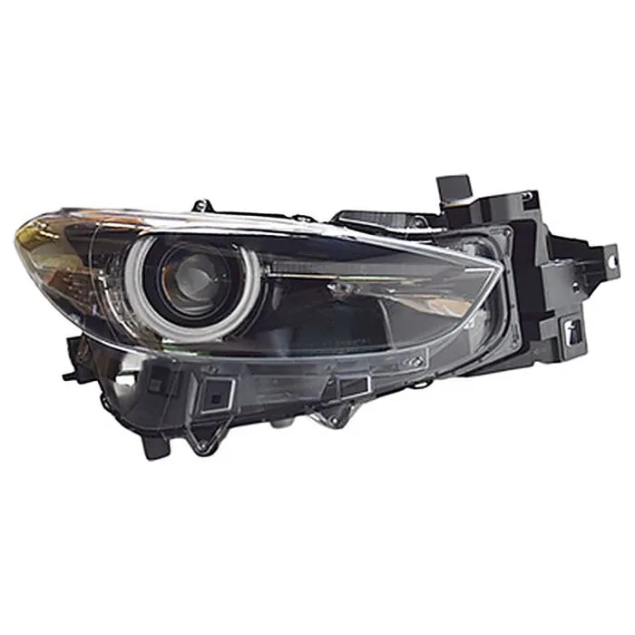 Mazda 3 2017-2018 Headlight Right Without Adaptive Lighting Electric Adjustment + Motor With Indicator LED