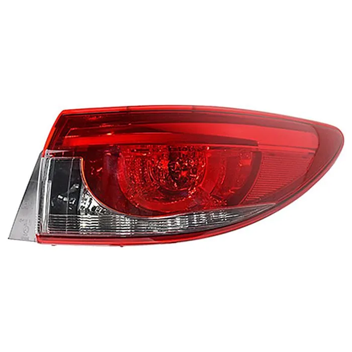 Mazda 6 2015-2018 Vidro de Farolim Traseiro Direito Exterior 4 Portas LED