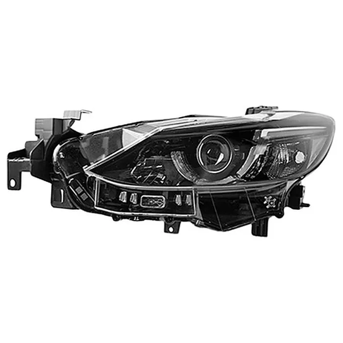 Mazda 6 2015-2018 Farol Duplo Esquerdo Sem Iluminação Adaptativa + Motor LED
