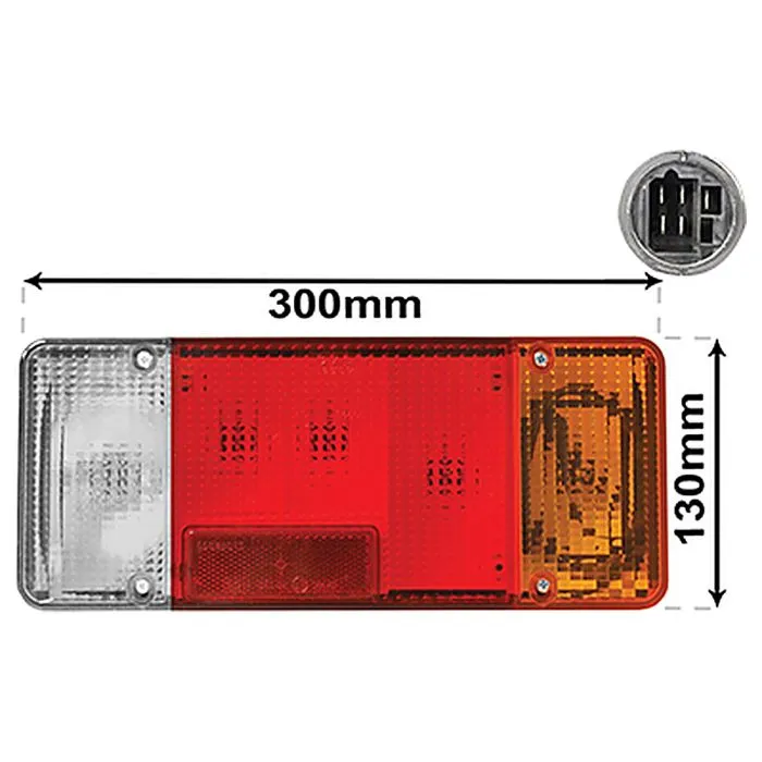 Iveco Turbo Daily 1989-1995 Fanale Posteriore Destro Pick-up / Telaio Cabinato