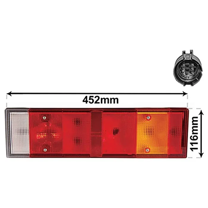 Iveco Turbo Daily 1996-1999 Rear Light Right