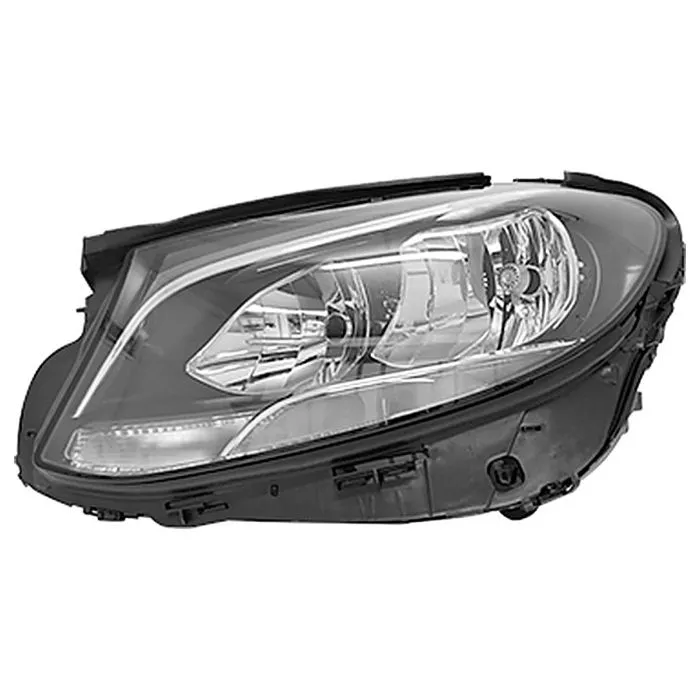 Mercedes E W213 2016-2023 Faro Doppio Sinistro Regolazione Elettrica + Motore Con Luce Diurna H7 LED
