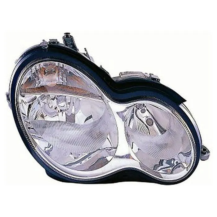 Mercedes C W203 2000-2007 Headlight Right Without Motor With Turn Signal Clear H7