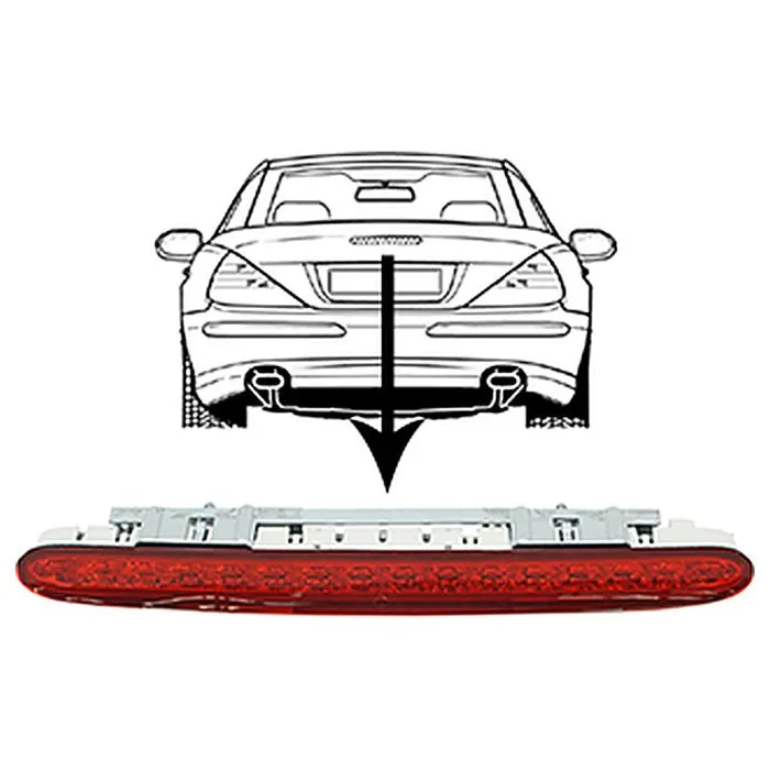 Mercedes SL R230 2001-2012 Troisième Feu Stop Rouge LED