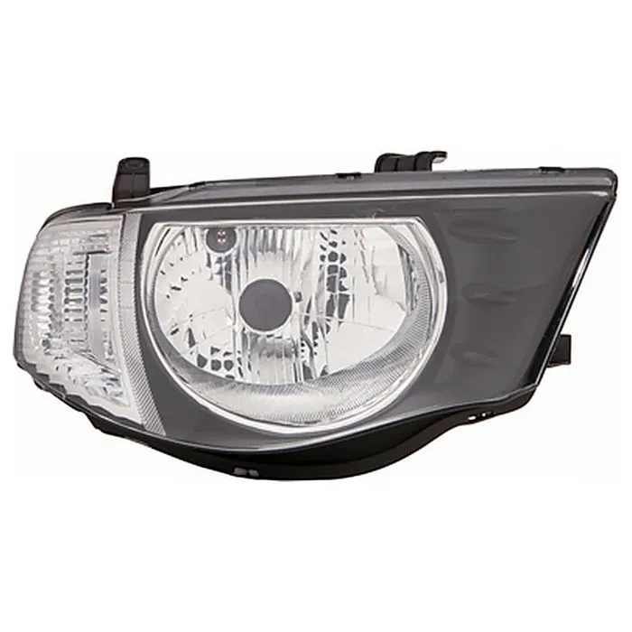 Mitsubishi L200 2006-2009 Farol Direito Sem Motor Com Pisca Dubbel Cab Branco H4