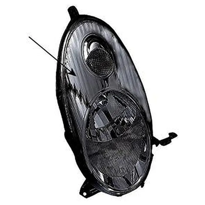 Nissan Micra 2003-2005 Headlight Right Without Motor Electric Adjustment Dark H4
