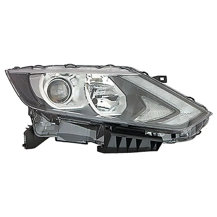 Nissan Qashqai 2014-2017 Farol Duplo Direito Ajuste Elétrico + Motor H11+H7 LED
