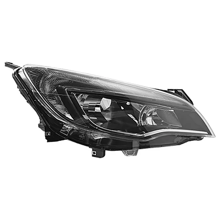 Opel Astra J 2013-2015 Farol duplo direito Regulação elétrica + Motor H7