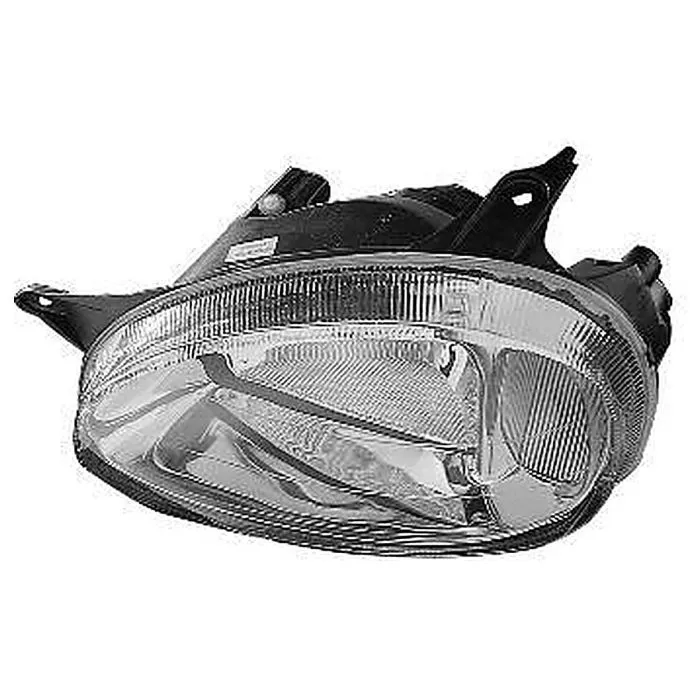 Opel Combo/Corsa B 1993-2002 Farol Esquerdo Sem Motor Ajuste Elétrico Com Pisca Transparente