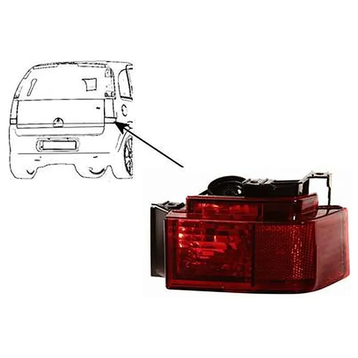 Opel Meriva A 2006-2010 Reflector Right Smoked
