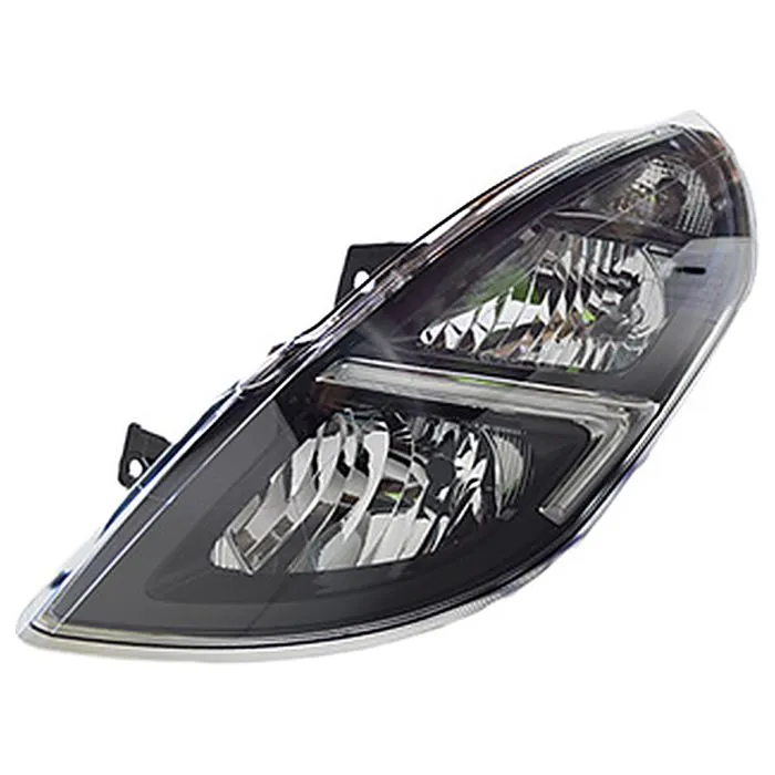 Opel Movano 2019-2022 Farol Duplo Esquerdo + Motor Com Luz de Curva Com Luz Diurna Preto H7 LED