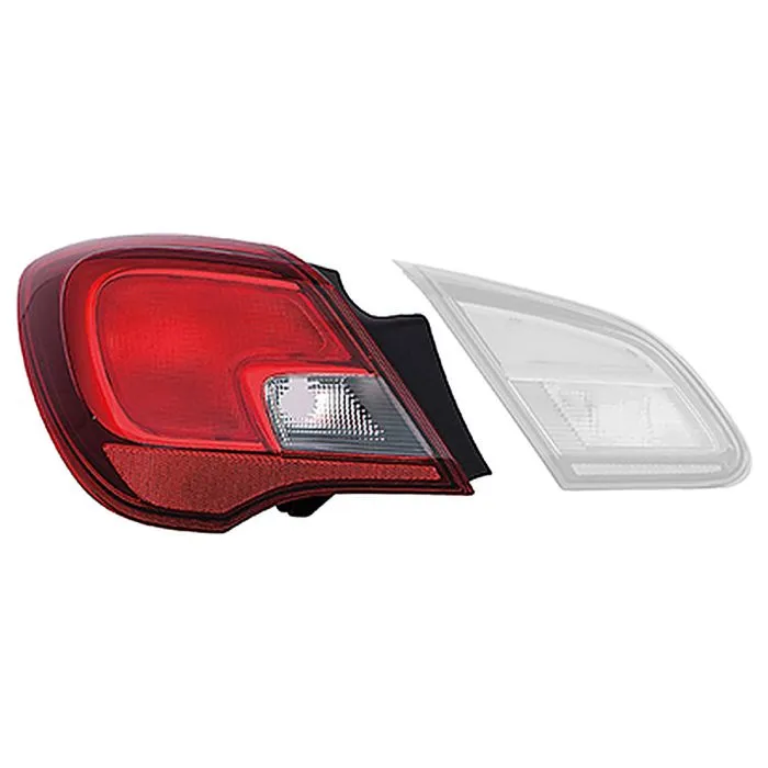 Opel Corsa E 2014-2019 Vitre de Feu Arrière Gauche Extérieure 3D