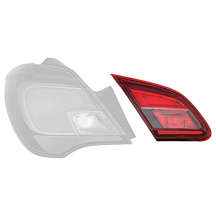 Opel Corsa E 2014-2019 Vidro de Farolim Traseiro Esquerdo Interior 5D AL