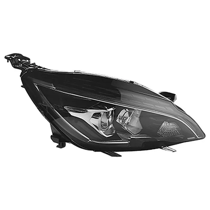 Peugeot 308 2017-2021 Farol Duplo Direito + Motor H7 LED