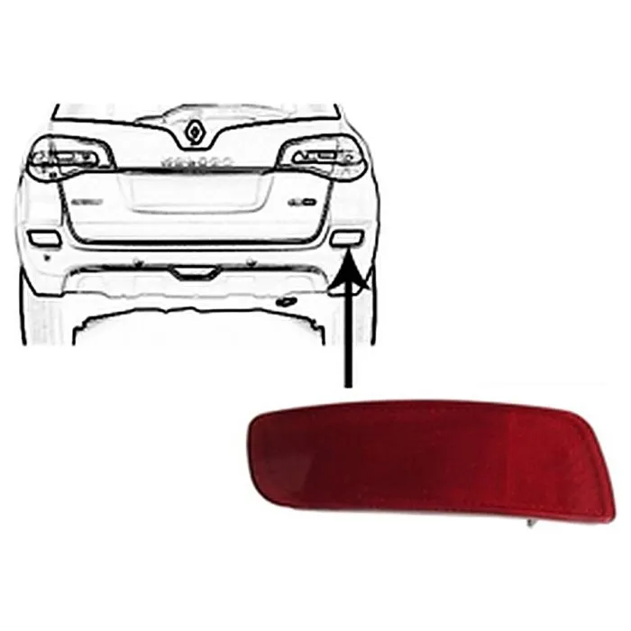 Renault Koleos 2008-2015 Refletor Direito No Para-Choques