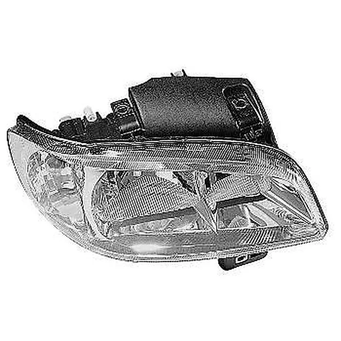 SEAT Cordoba/Ibiza 2000-2002 Farol Direito Sem Motor Com Pisca H1+H7