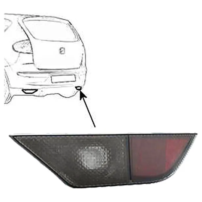 SEAT Altea/Toledo 2004+ Feu de Recul Droit