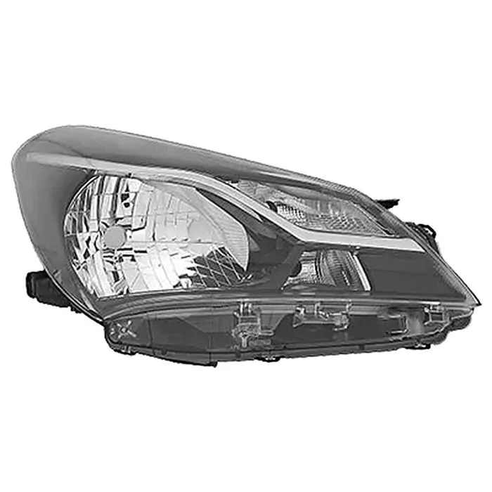 Toyota Yaris 2017-2020 Duplo Farol Dianteiro Direito Regulação Elétrica + Motor Com Luz Diurna H4