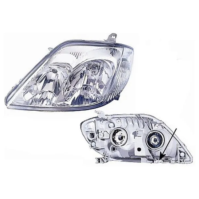 Toyota 2002-2007 Farol Esquerdo Sem Motor Com Pisca Break HB3+H7 Farba