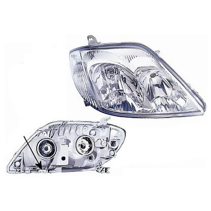 Toyota 2002-2007 Phare Droit Sans Moteur Avec Clignotant Break HB3+H7 Farba