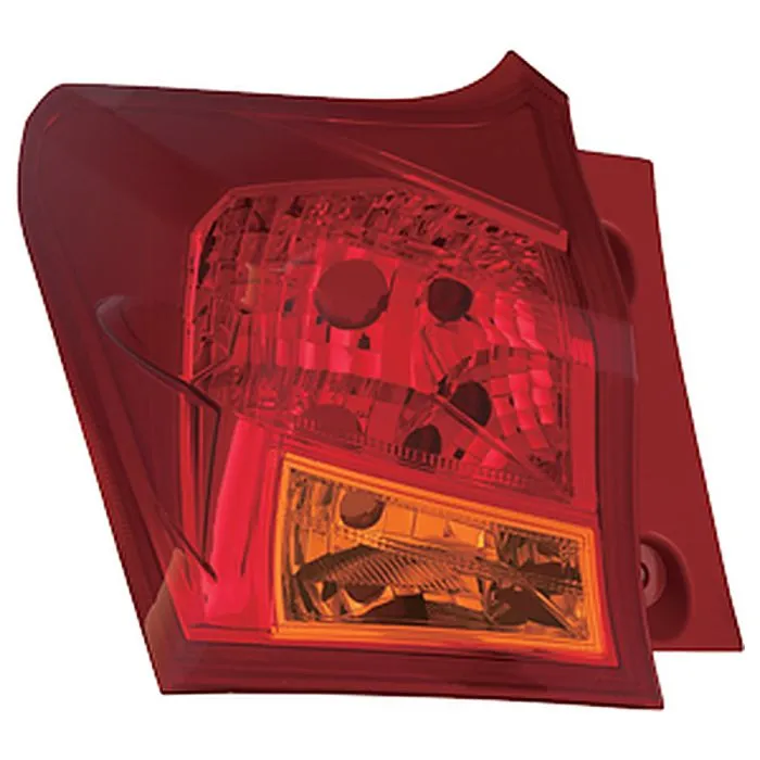 Toyota Auris 2013-2015 Rear Light Lens Left Outer 5-Door