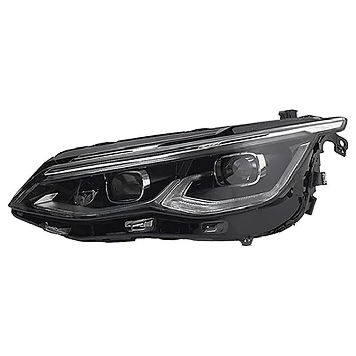 Volkswagen Golf VIII 2020-2024 Dubbele Koplamp Voor Links + Motor Met Bochtverlichting Matrix Chroom Met Dagrijlicht LED