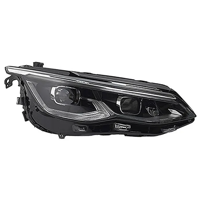 Volkswagen Golf VIII 2020-2024 Double Phare Droit + Moteur Avec Éclairage Adaptatif Matrix Chromé Avec LED Feu de Jour