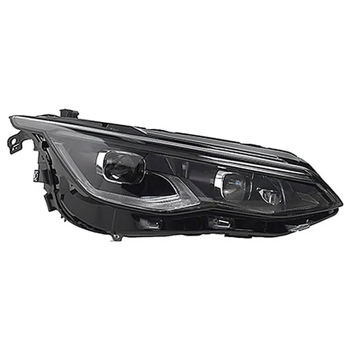 Volkswagen Golf VIII 2020-2024 Dubbele Koplamp Voor Rechts Met Bochtverlichting Matrix R-Line Zwart Met Dagrijlicht LED