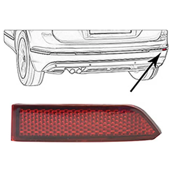 Volkswagen Tiguan 2016-2020 Reflector Right Outer