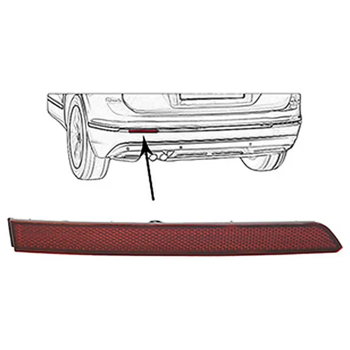 Volkswagen Tiguan 2016-2020 Reflector Left Inner