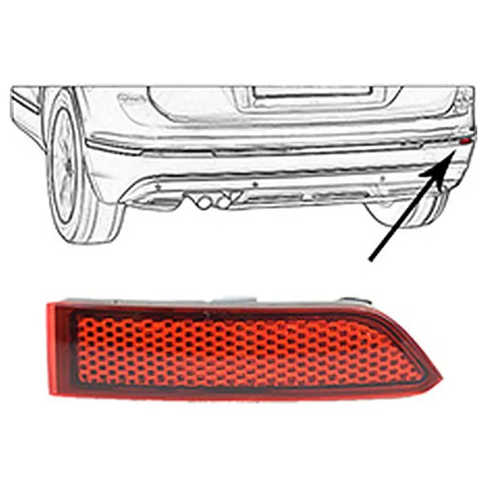Volkswagen Tiguan 2020-2023 Reflector Right Outer