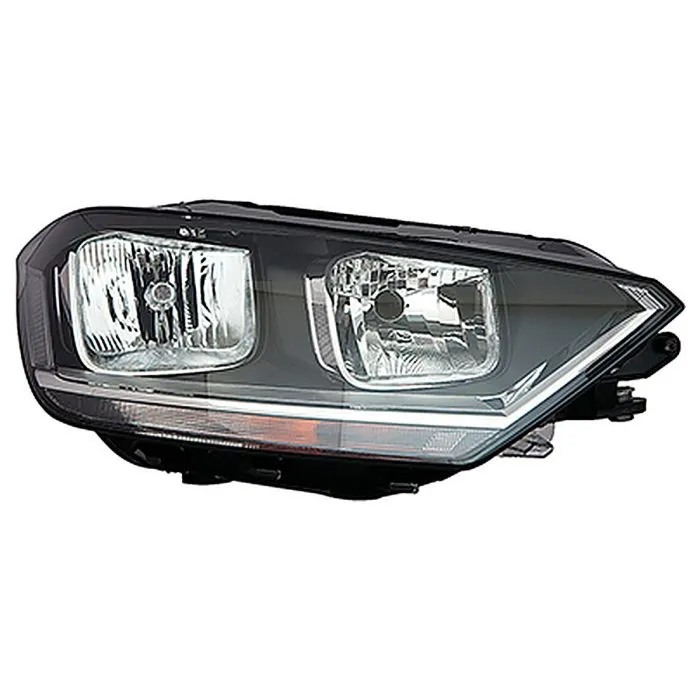 Volkswagen Golf Sportsvan 2014-2021 Doppio Faro Anteriore Destro Regolazione Elettrica + Motore H15+H7