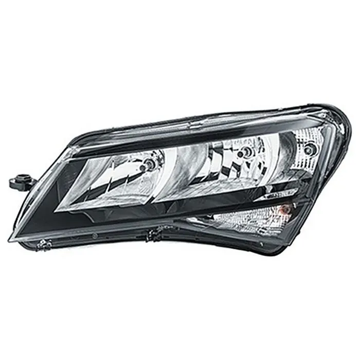 Skoda Superb 2015-2019 Duplo Farol Esquerdo Regulação Elétrica + Motor H7