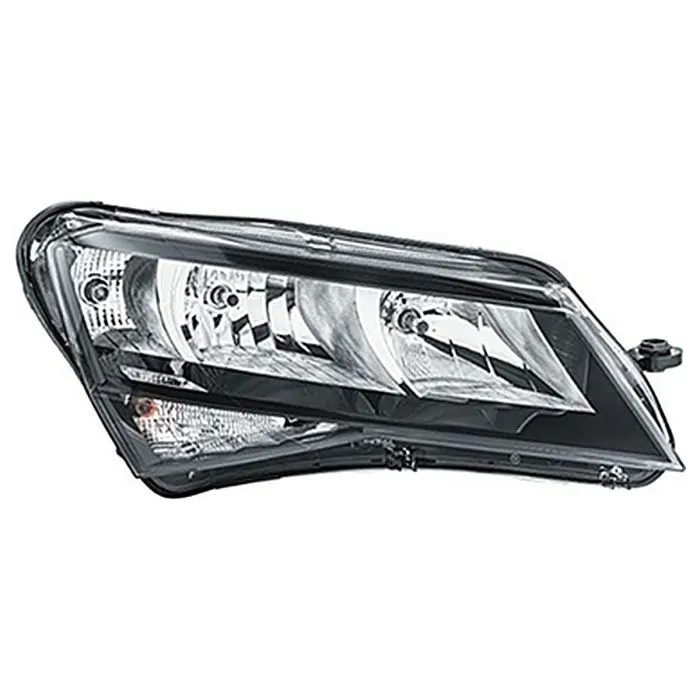 Skoda Superb 2015-2019 Dubbele Koplamp Voor Rechts Elektrische Regeling + Motor H7