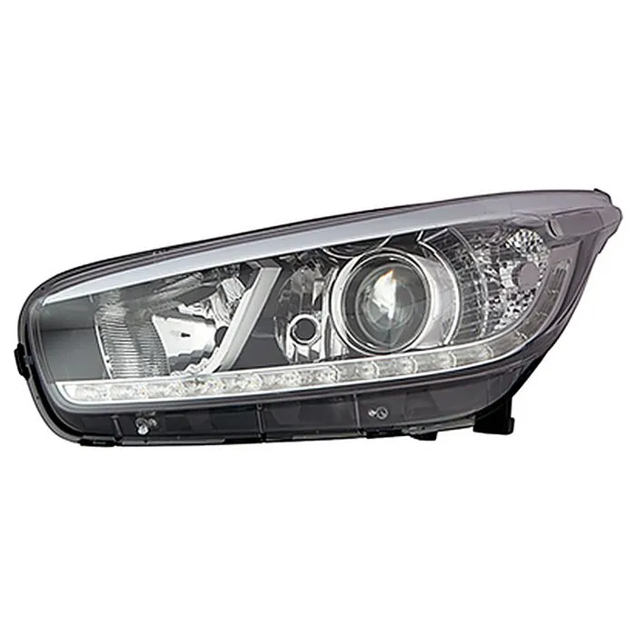 Kia Ceed 2012-2018 Faro doppio sinistro Regolazione elettrica + Motore Con luce di curva Con luce diurna H7 LED