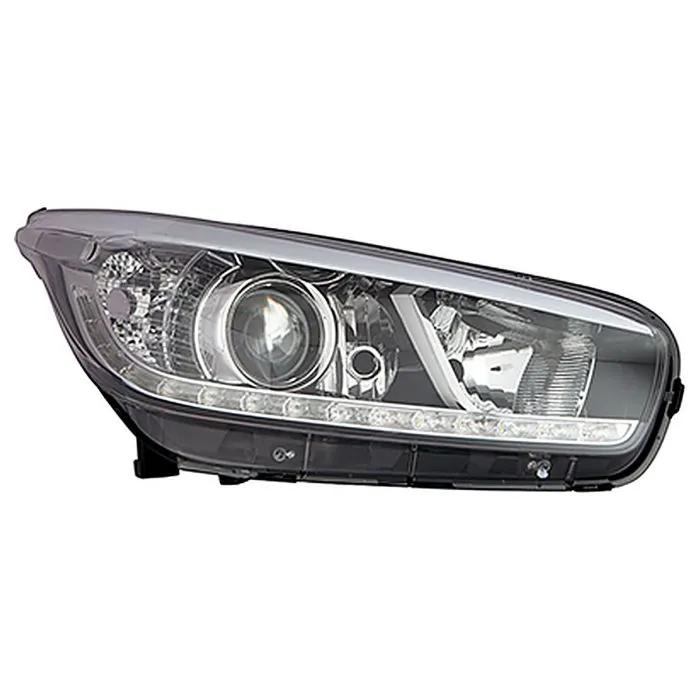 Kia Ceed 2012-2018 Doble Faro Delantero Derecho Regulación Eléctrica + Motor Con Intermitente Con Luz Diurna H7 LED