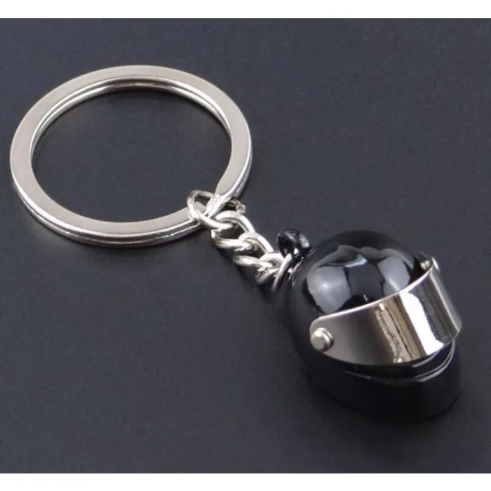 Porte-clés Casque Moto Noir