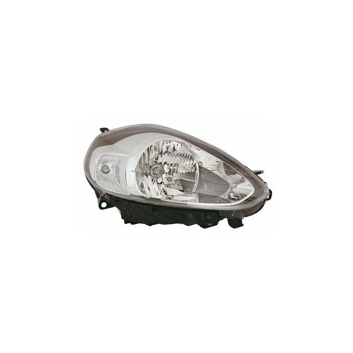 Fiat Punto/Punto Evo Faro Destro Regolazione Elettrica + Motore Con Indicatore di Direzione Con Luce Diurna H4