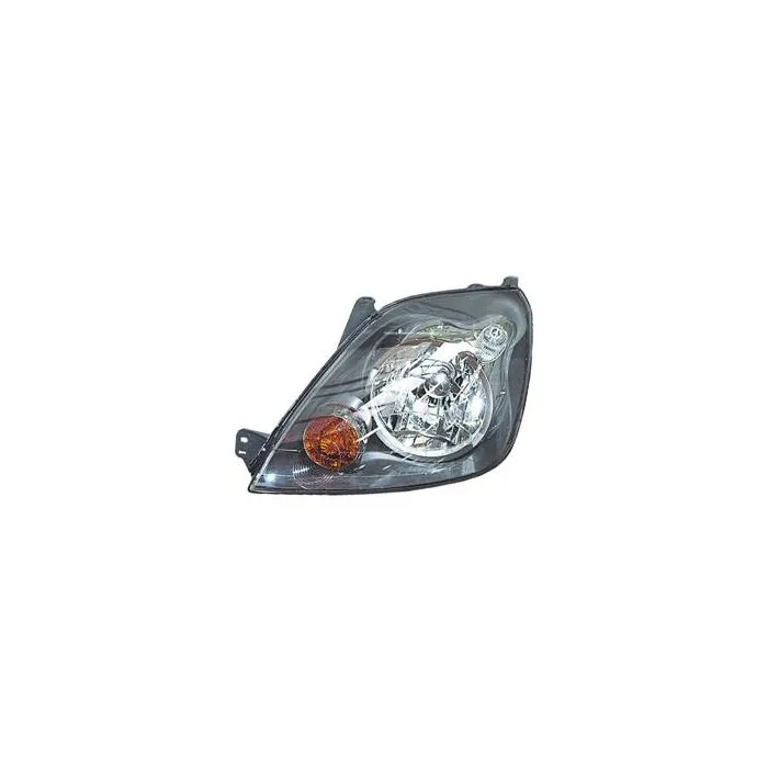 Ford Fiesta 2005-2008 Farol Esquerdo Regulação Elétrica + Motor Com Pisca H4