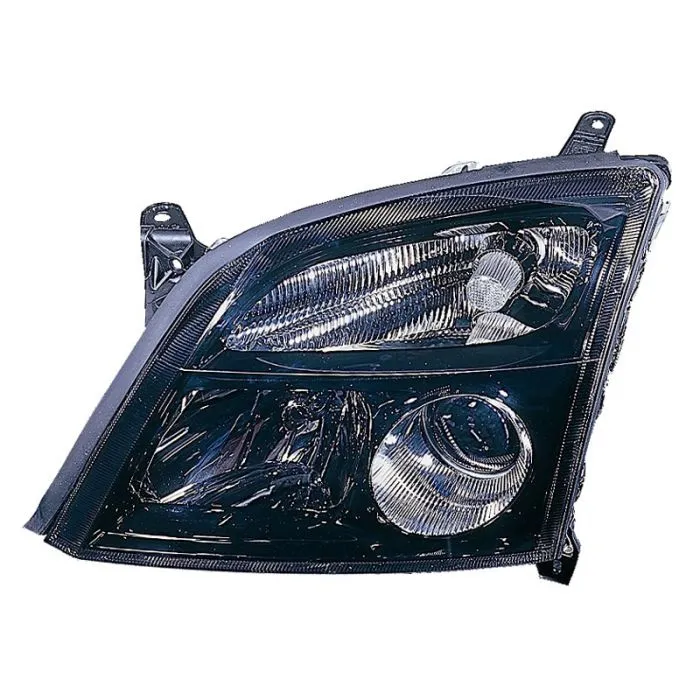 Opel Vectra C 2002-2005 Zwart Faro Izquierdo Con Intermitente Ahumado H7