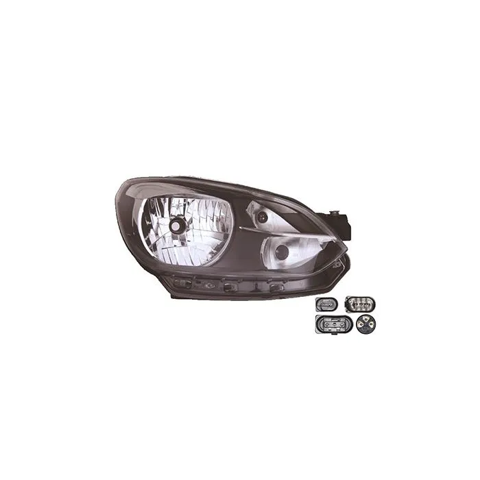 Volkswagen UP! 2012-2016 Farol Direito + Motor Com Pisca Preto