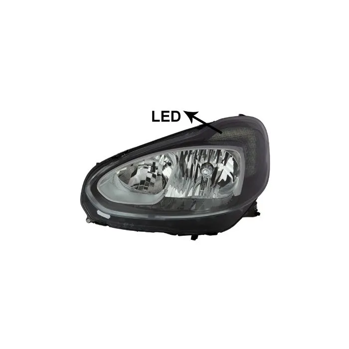 Opel Adam 2012-2014 Double Phare Gauche Réglage Électrique + Moteur H1+H7 LED Visteon