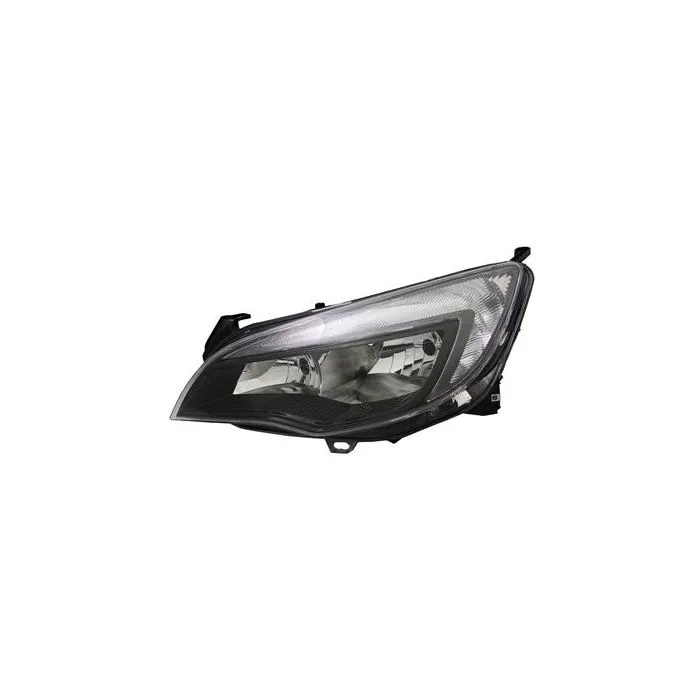 Opel Astra J 2010-2012 5drs Zwart Scheinwerfer Links Elektrische Verstellung + Motor Schwarz H7