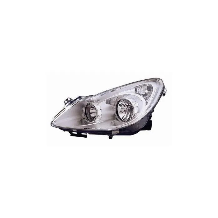 Opel Corsa D 2006-2010 Farol Esquerdo Com Pisca H1+H7 Valeo