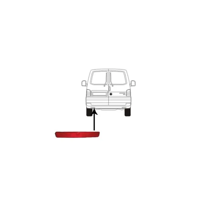 Volkswagen Transporter T5 2003-2012 Riflettore Sinistro