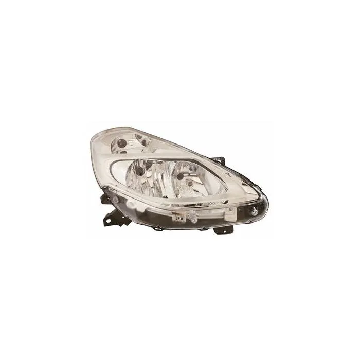 Renault Clio 2009-2012 Scheinwerfer Rechts Chrome Chrom H7