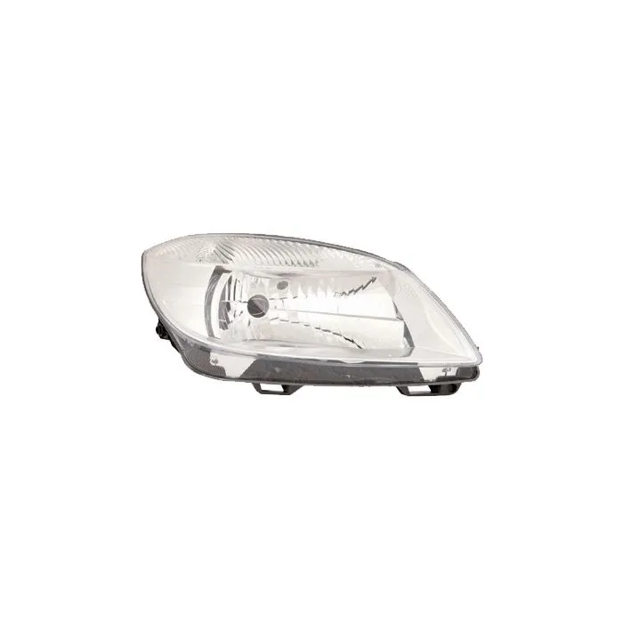 Skoda Fabia 2010-2014 H4 Faro Derecho Regulación Eléctrica + Motor Con Intermitente