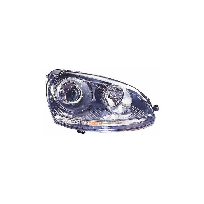 Volkswagen Golf 5 2003-2009 Faro Xenon Destro Con Indicatore di Direzione D2S+H7 Xenon