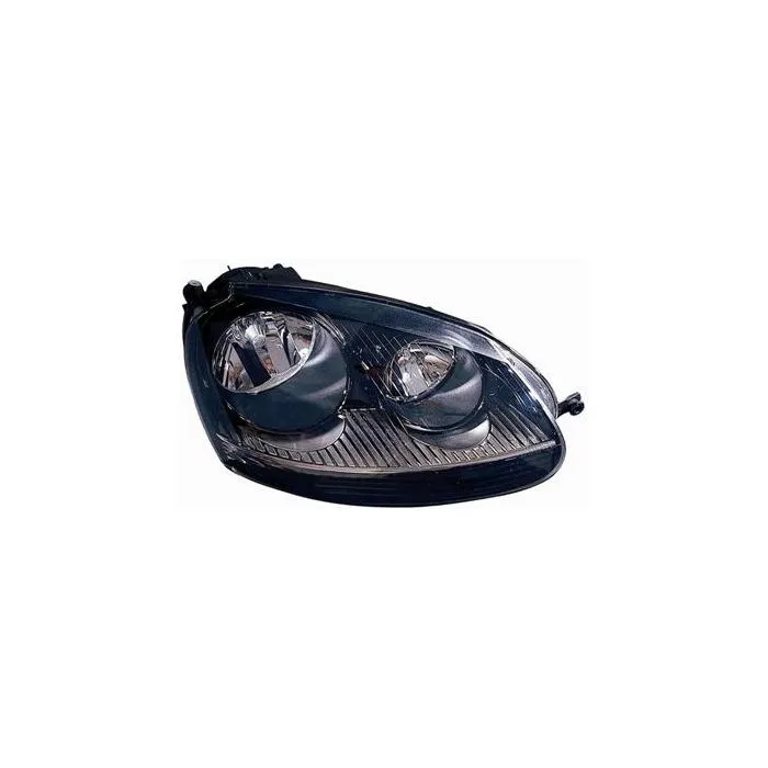 Volkswagen Golf 5 2003-2009 Faro nero/cromato Destro