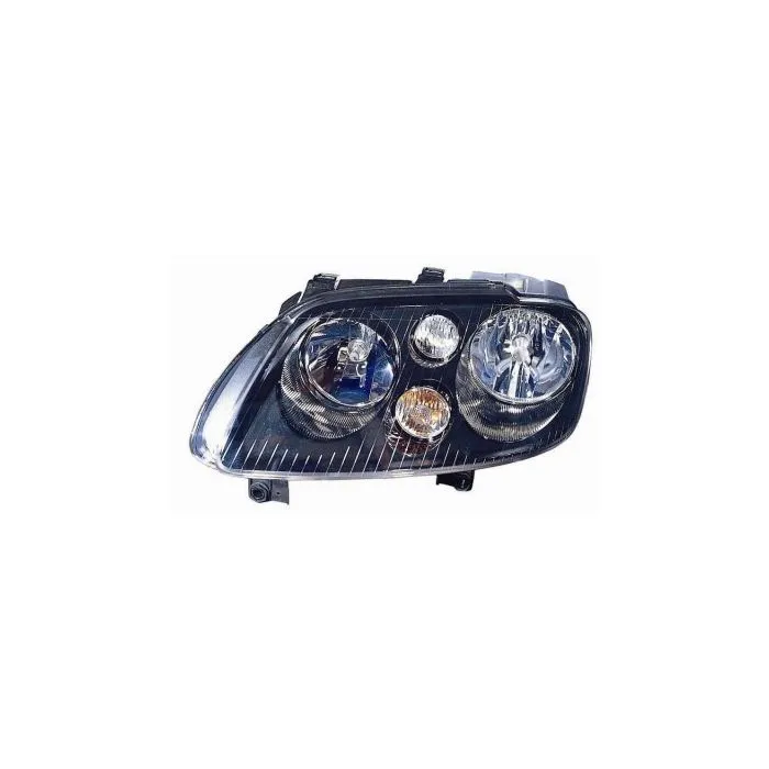 VW Caddy 2004-2010 Preto Farol Esquerdo